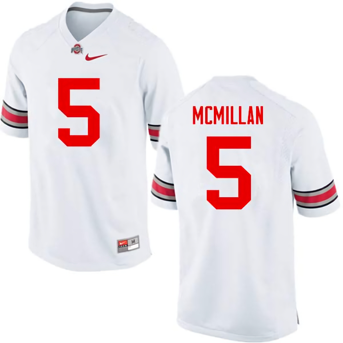 Raekwon McMillan Ohio State Buckeyes Men's NCAA #5 Nike White College Stitched Football Jersey TRB2156HB